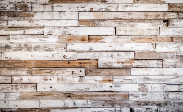 Una pared de madera con un color blanco y marrón.