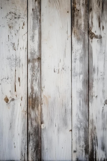 una pared de madera desgastada con un agujero en el medio