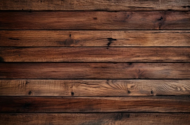 Una pared de madera con un fondo marrón y un piso de madera que tiene un color marrón oscuro.