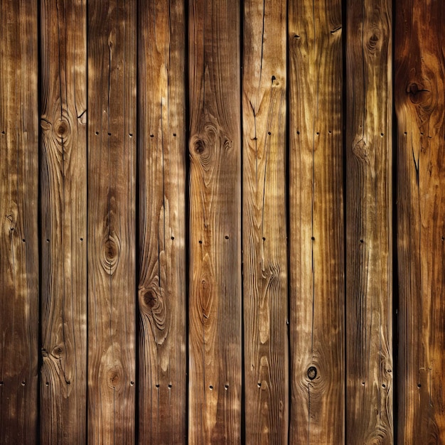 Una pared de madera con un fondo marrón.