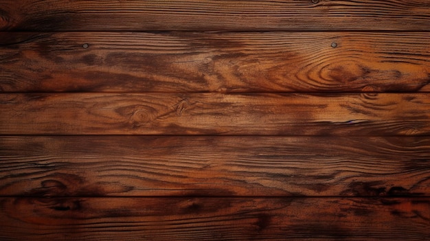 Una pared de madera con una mancha marrón oscura y una puerta de madera.