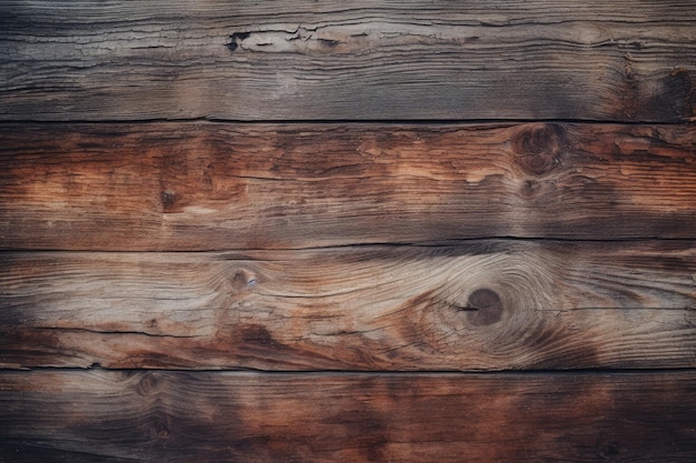 una pared de madera con un nudo en ella