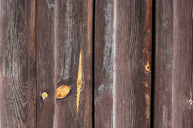 Pared de madera vieja pintada con fondo de pintura marrón