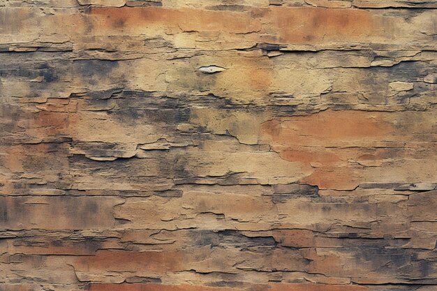 una pared marrón y marrón con un color marrón y naranja en él.