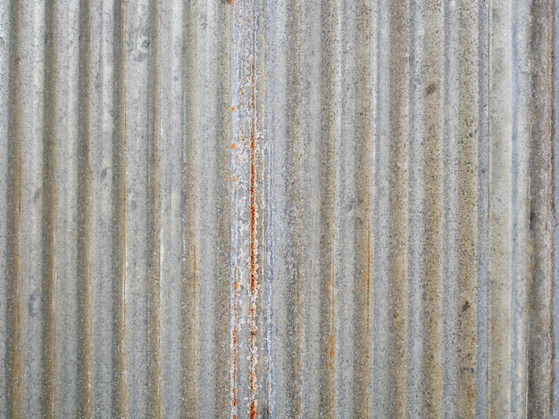 Pared de metal, textura de techo de zinc.