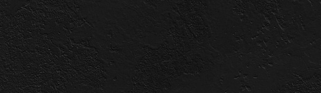 Pared negra piedra negra hormigón negro para fondo panorámico Fondo de cemento oscuro en blanco para diseño