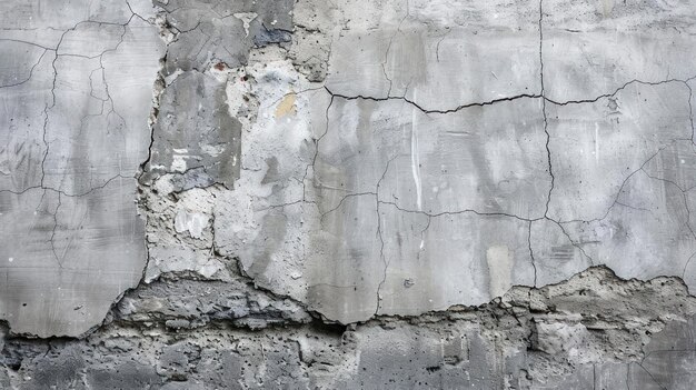 una pared de piedra con una grieta en ella que tiene una griera en ella
