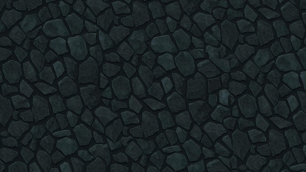 pared de piedra gris oscura con un fondo oscuro
