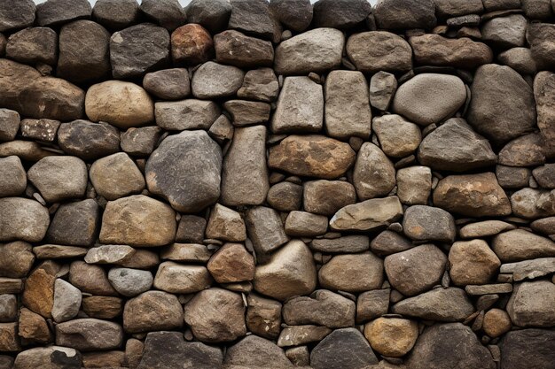 Foto pared de piedra con intersticios en toda la superficie