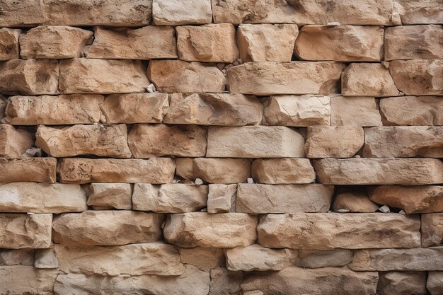 Foto pared de piedra de textura de roca marrón claro de fondo