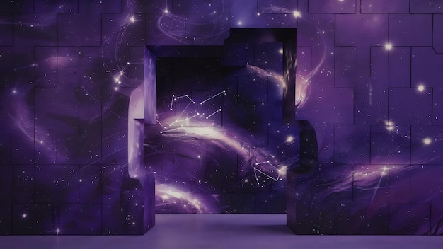 Foto pared púrpura con espacio
