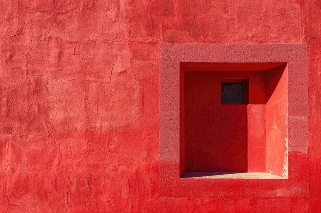 Foto pared roja abstract fondo abstract edificio mexicano oaxaca méxico