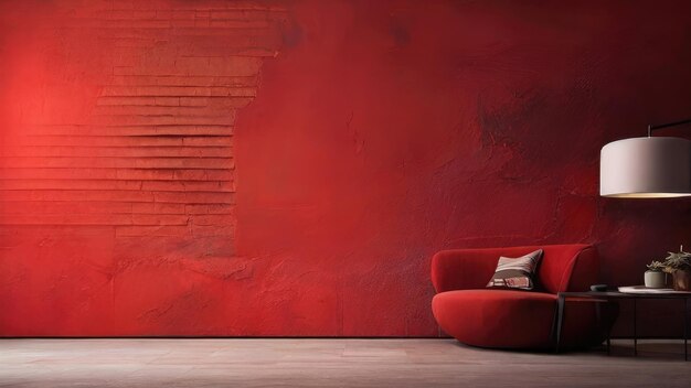 pared roja