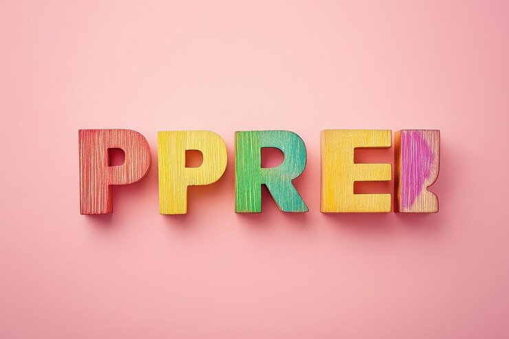 Foto una pared rosa con la palabra "trate" en ella