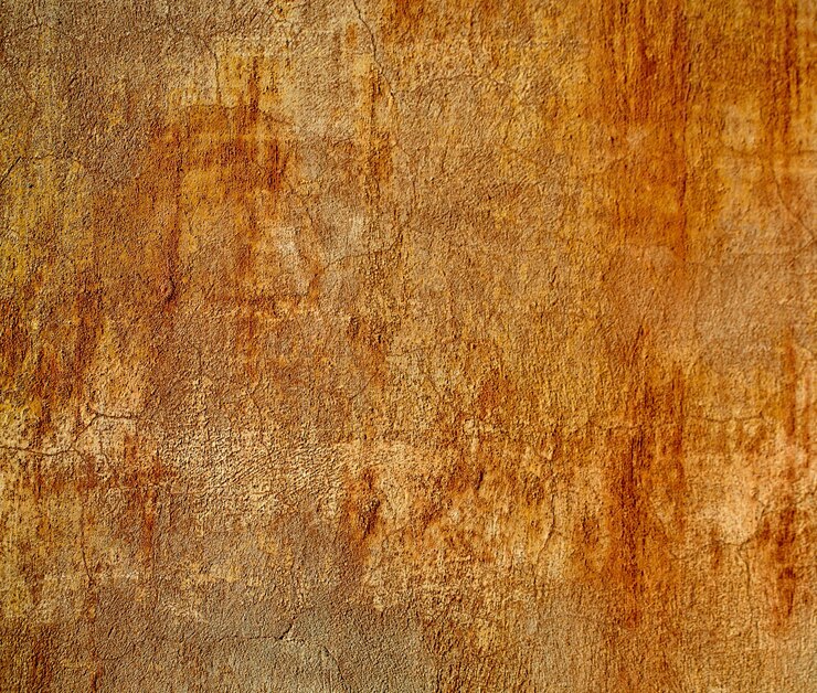 Pared sucia cuadrada oxidada.