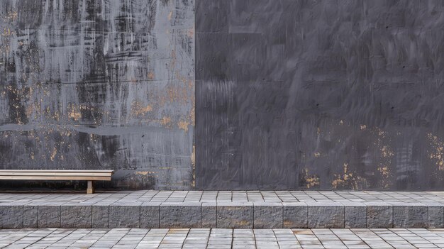 Foto pared y suelo de textura elegante con elementos mínimos