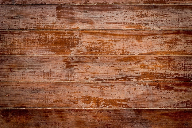 Foto pared de tablones de madera marrón