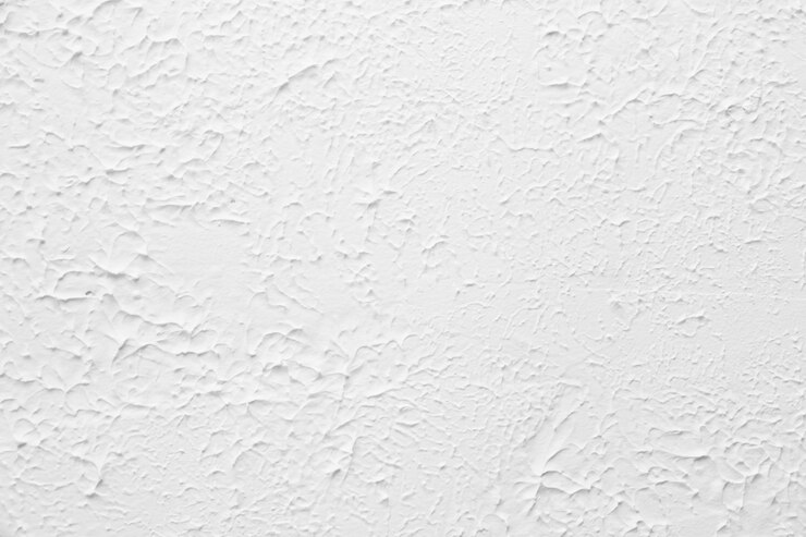 Pared con textura blanca. Enlucido decorativo