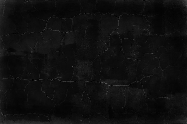 pared vieja negra fondo de hormigón agrietado / textura negra abstracta, fondo antiguo vintage