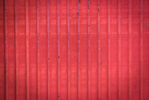 Pared vieja textura de zinc rojo