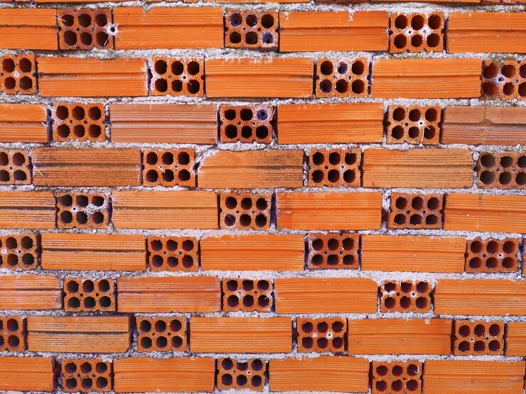 Pared vintage de textura de ladrillo rojizo