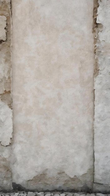 Parede branca de cimento natural ou de pedra de textura antiga