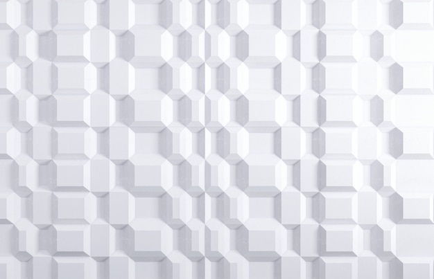 Parede branca gráfica 3d para plano de fundo ou pano de fundo ou papel de parede