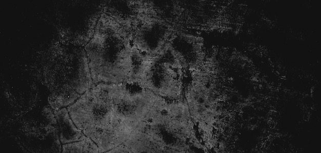 Foto parede cheia de arranhões textura de cimento sujo para fundo parede escura assustadora parede preta