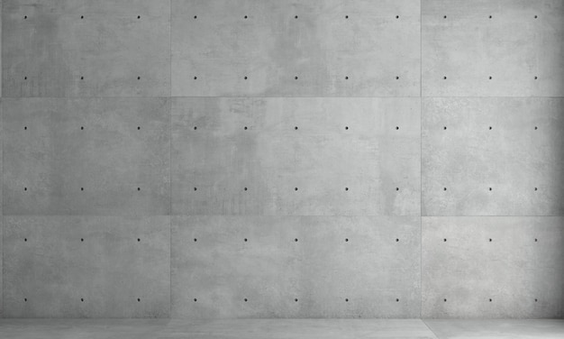 Foto parede cinza fundo monolítico concreto construção industrial