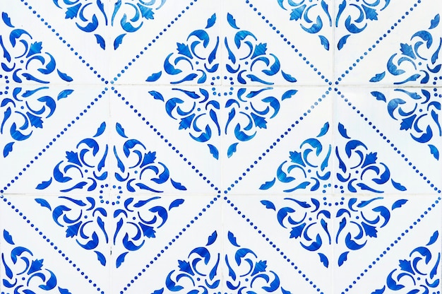 Foto parede da casa de azulejos portugueses