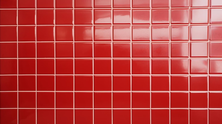 Foto parede de azulejo vermelho ou piso fundo design papel de parede copyspace