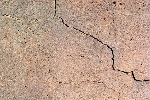Foto parede de cimento com uma textura de crack