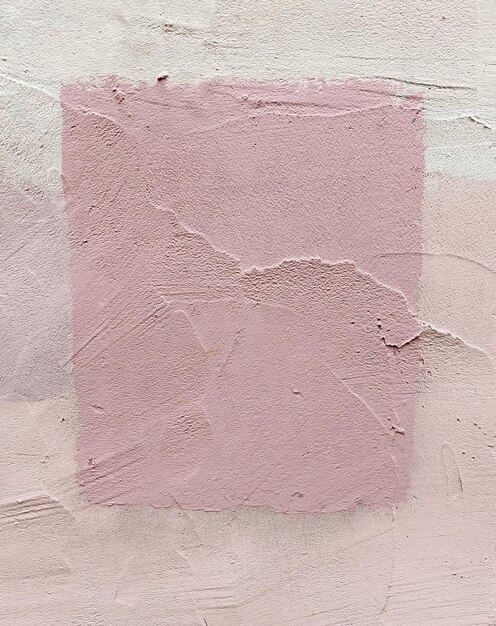 Foto parede de gesso rosa com vestígios de pintura fundo rosa bonito