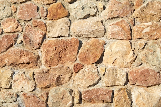 Parede de pedra pode ser usada como plano de fundo