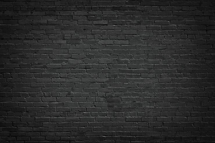 parede de tijolo preto