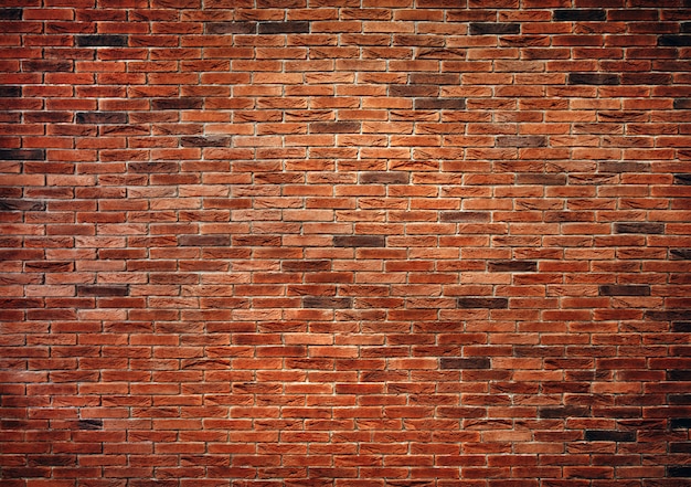 Foto parede de tijolo vermelho