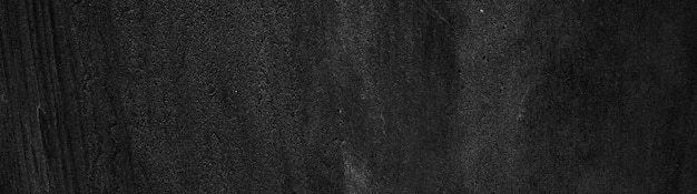 Parede preta riscada Superfície de parede de gesso preto panorâmico