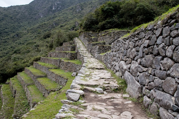 Foto paredes em machu picchu