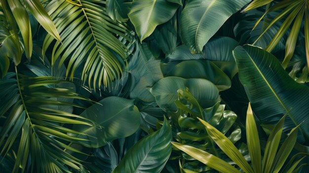 Las paredes están adornadas con papel tapiz de impresión tropical con un sutil brillo de terciopelo este inesperado