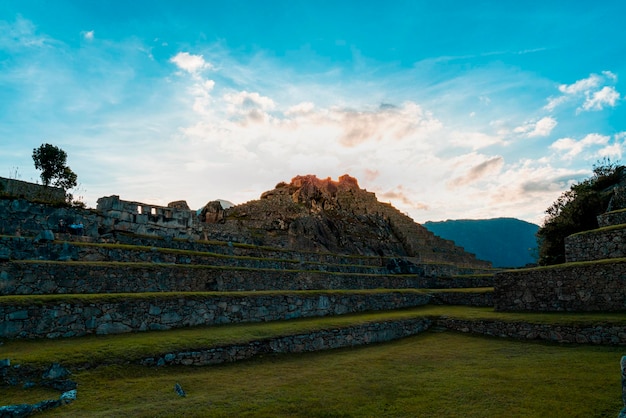 Paredes de roca caliza, Machu Picchu, Cusco