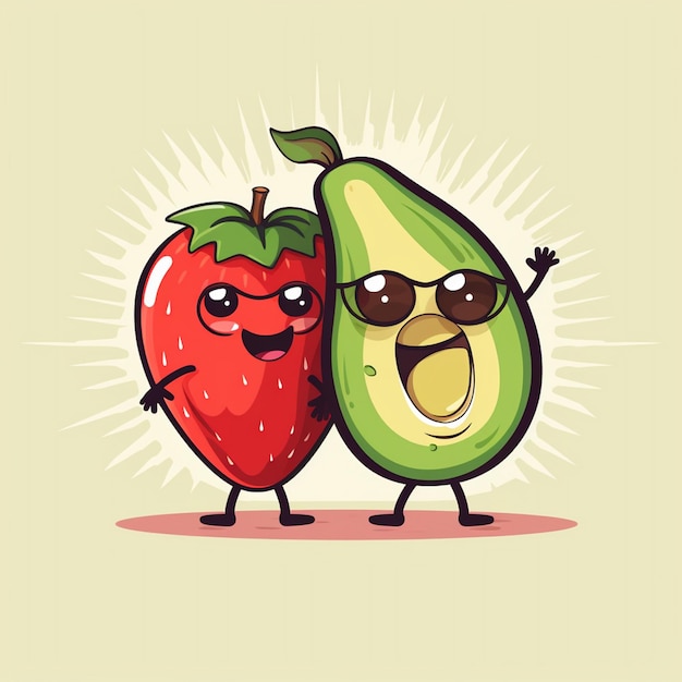 pareja de aguacate