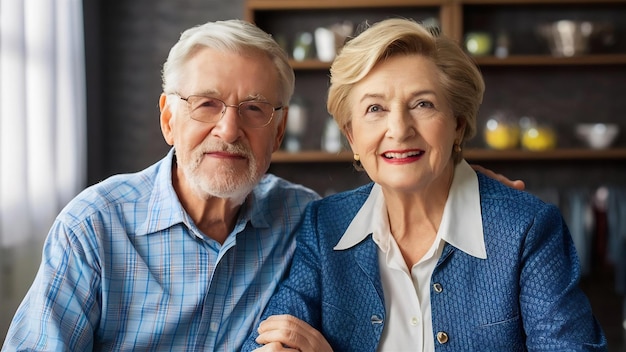 Una pareja de ancianos