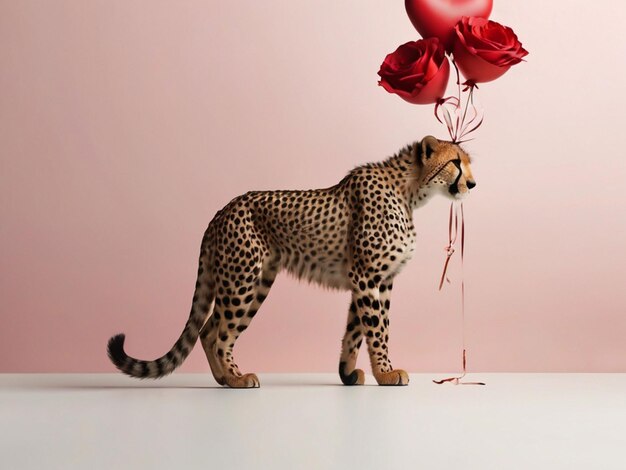 Foto pareja de animales bonitos para el día de san valentín