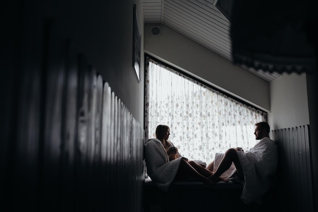 Pareja en la cama