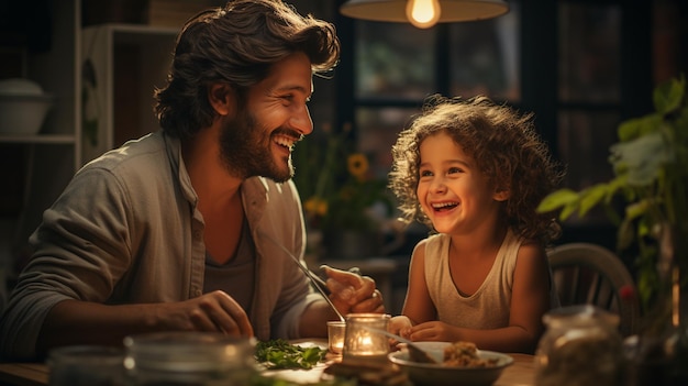 Una pareja en la cocina.