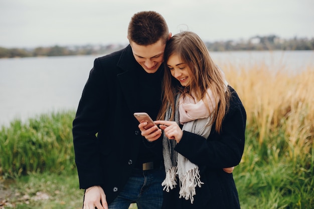 Pareja enamorada