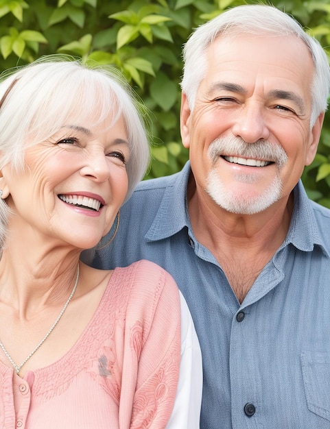 Foto pareja feliz de mediana edad