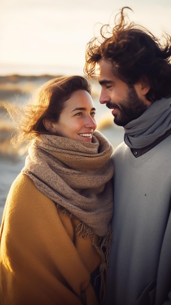 pareja feliz