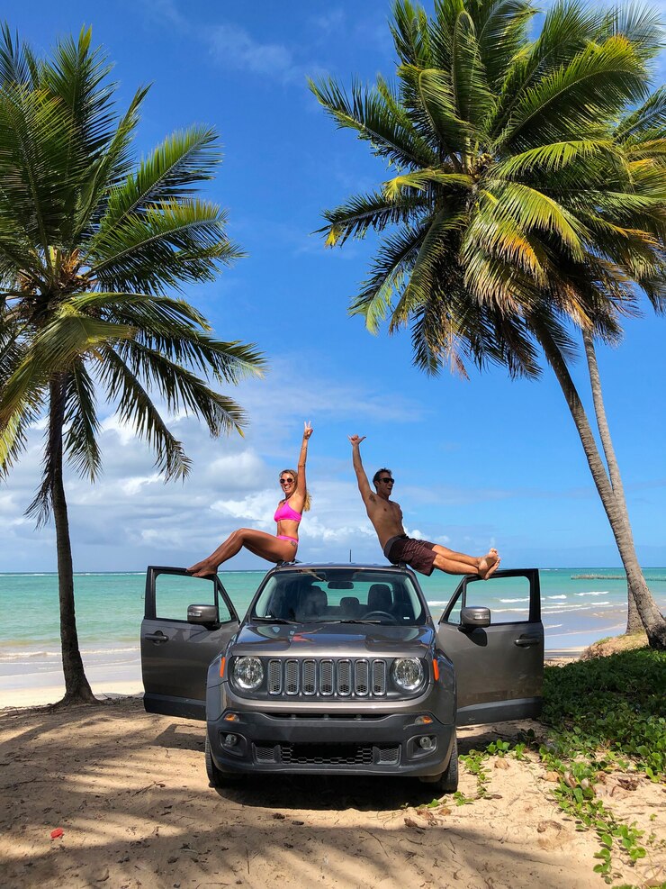 Foto pareja joven en porto de galinhas pernambuco - brasil