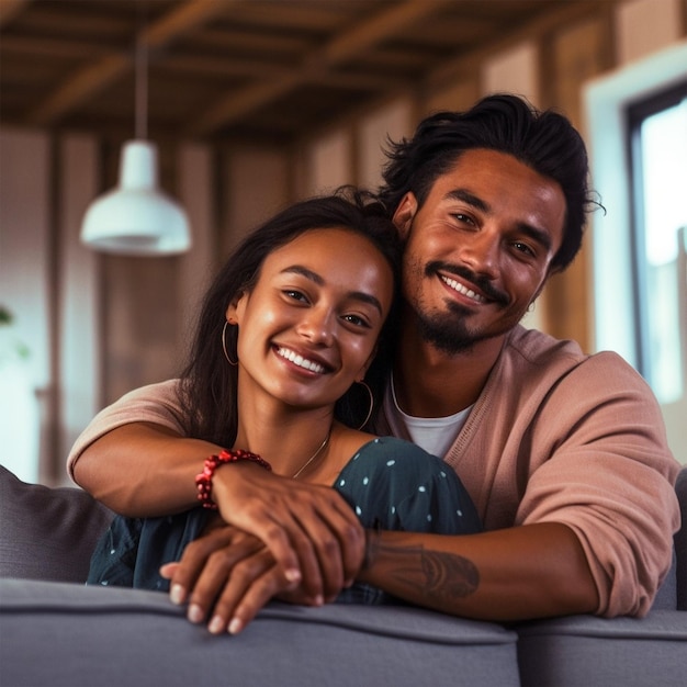 Pareja joven de Sri Lanka